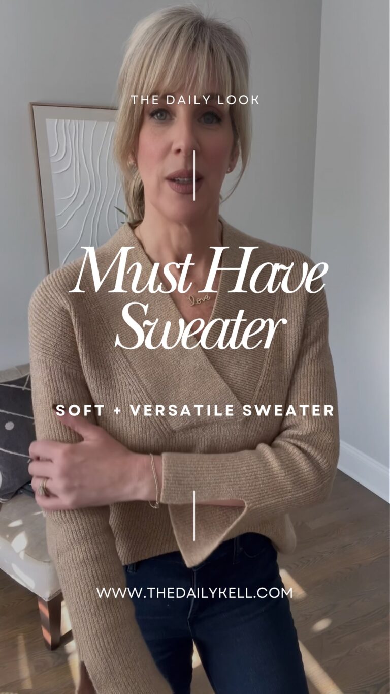 Must Have Sweater - neutral color sweater, winter capsule sweaters, style for women over 40